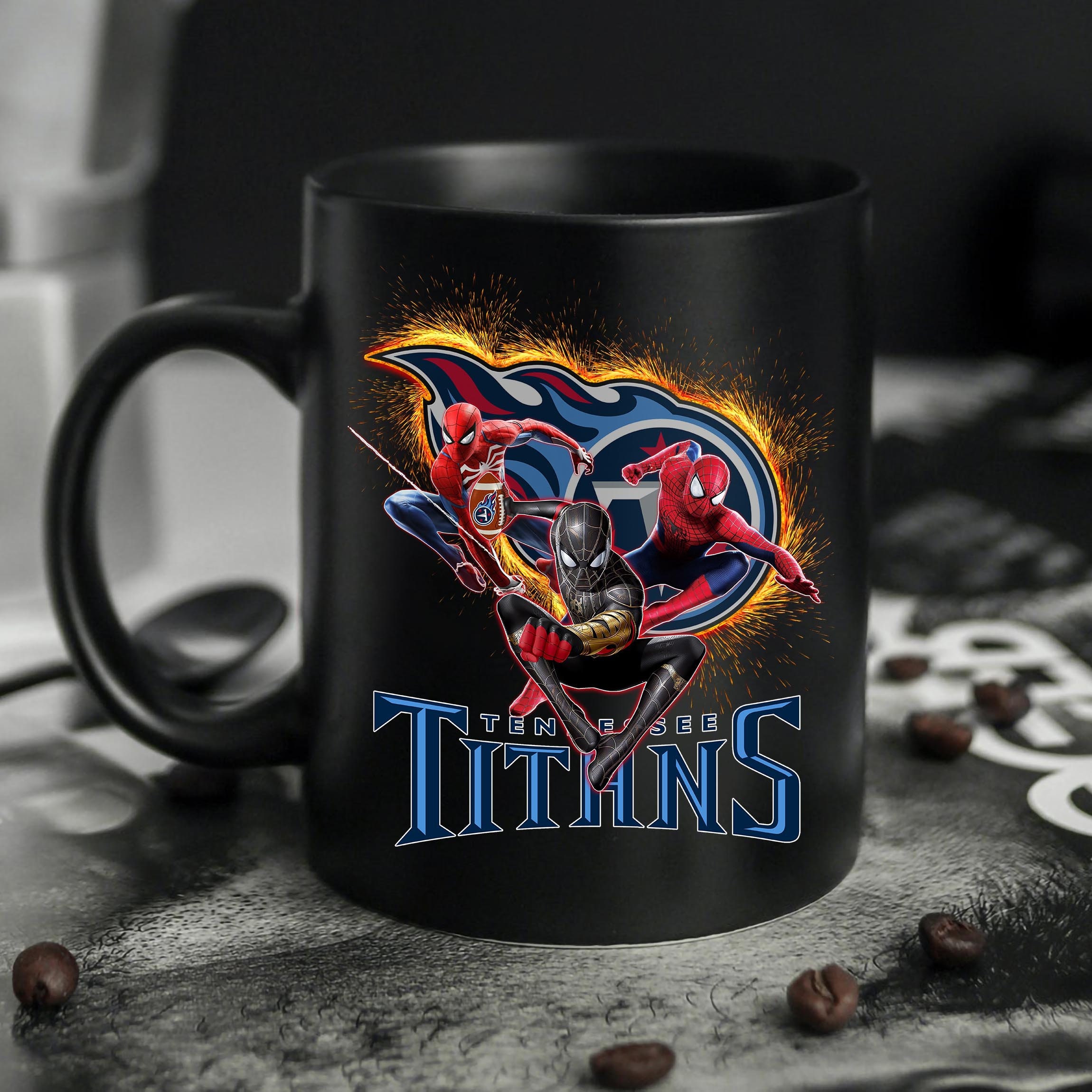 Tennessee Titans Spider Man No Way Home Mug Tennessee Titans Spider Man No Way Home Mug