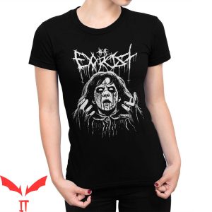 The Exorcist Believer T-Shirt Black Metal Horror Movie