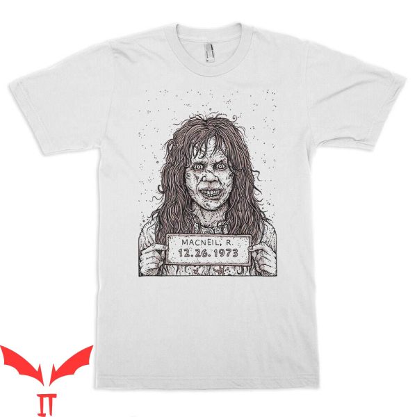 The Exorcist Believer T-Shirt Regan Mugshot Horror Movie