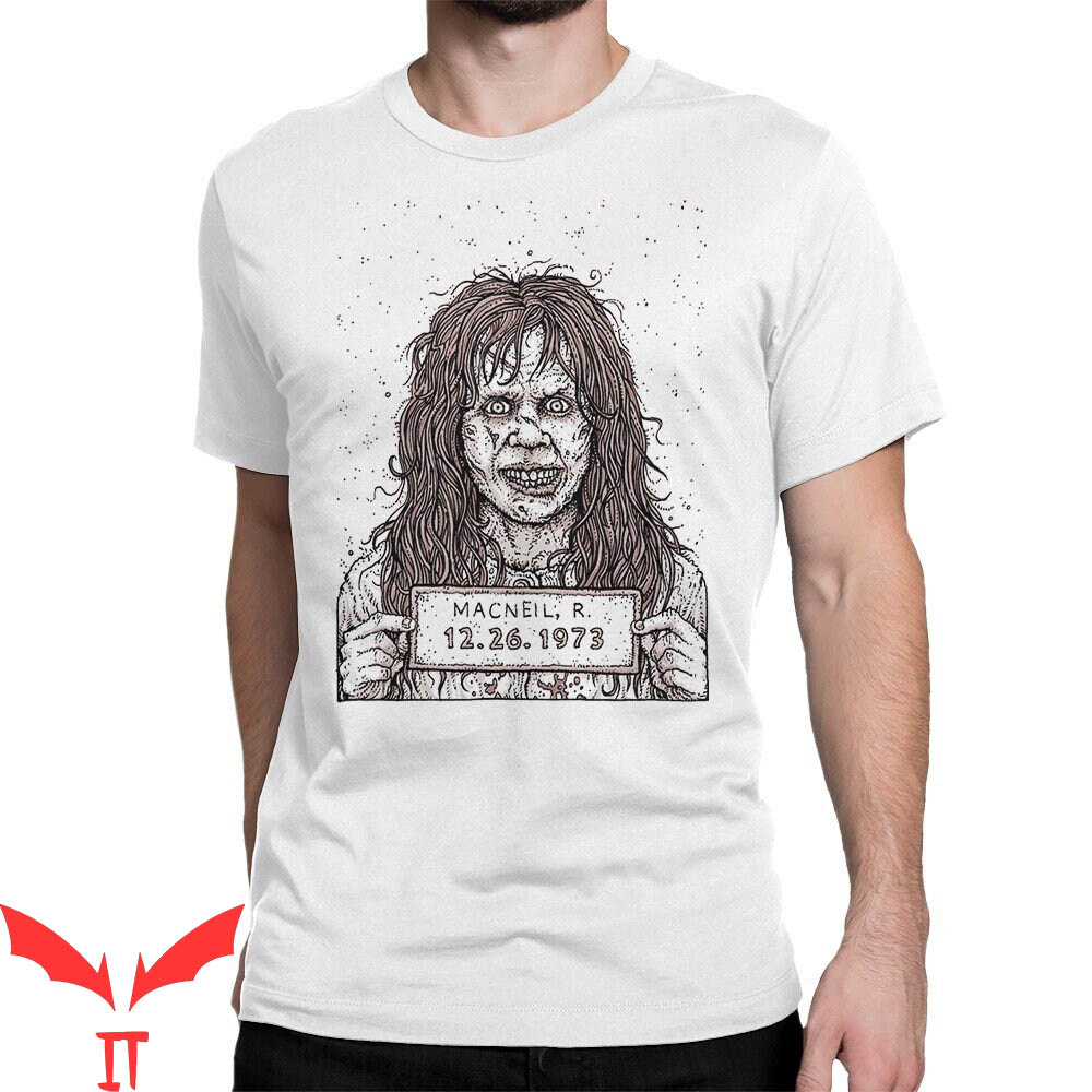 The Exorcist Believer T-Shirt Regan Mugshot Horror Movie The Exorcist Believer T-Shirt Regan Mugshot Horror Movie