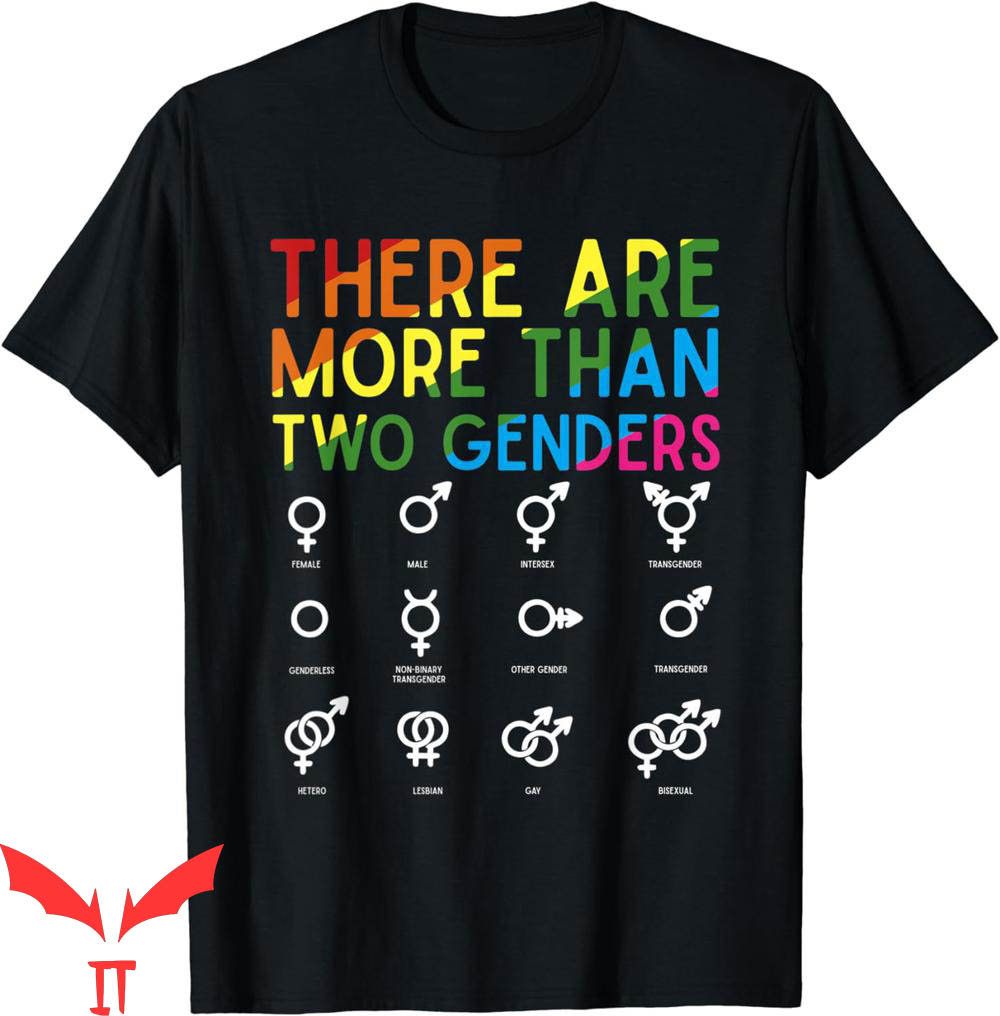 There Are Only 2 Genders T-Shirt Symbols Rainbow LGBT Flag There Are Only 2 Genders T-Shirt Symbols Rainbow LGBT Flag