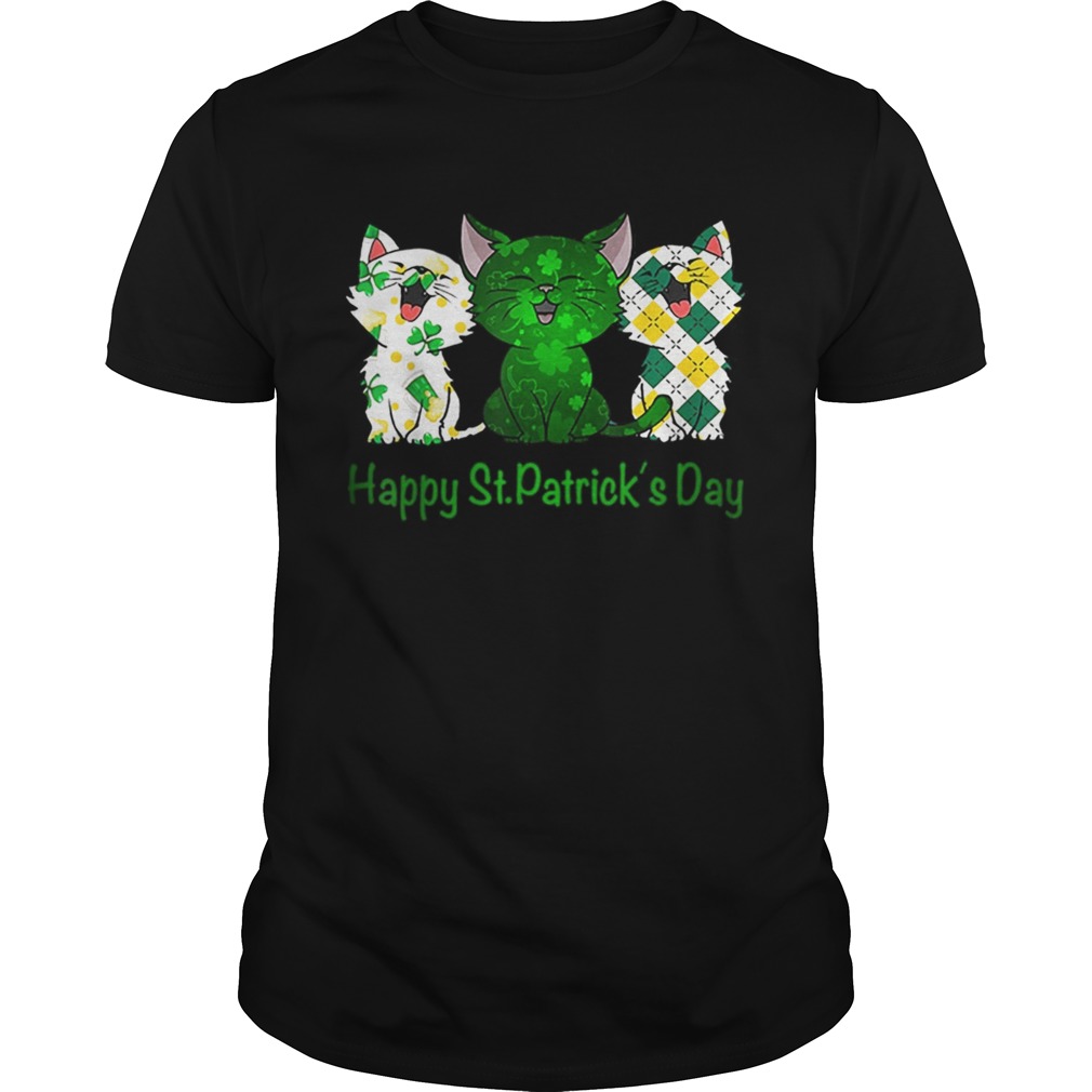Three Cats Pet Cat lovers Happy St Patricks day shirt Three Cats Pet Cat lovers Happy St Patricks day shirt