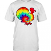 Tie Dye Turkey Thanksgiving T-Shirt