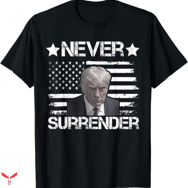 Trump Mug Shot T-shirt Black And White