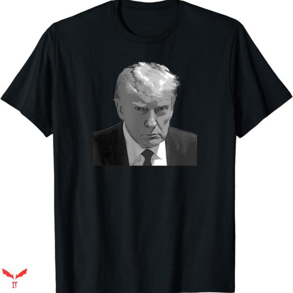 Trump Mug Shot T-shirt Black Style