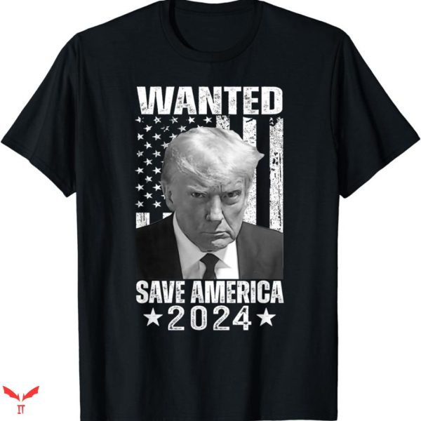 Trump Mug Shot T-shirt Wanted Style