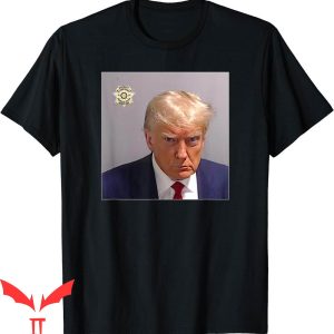 Trump Mugshot T-Shirt Donald Lock Him Up Official Poster