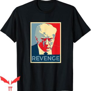 Trump Mugshot T-Shirt Free Donald Republican Revenge Maga