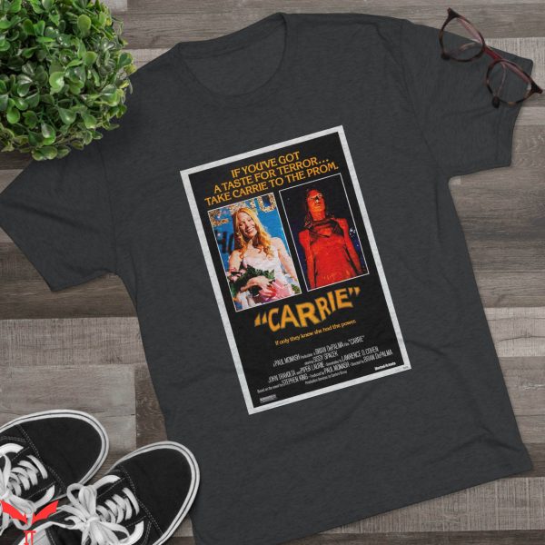VHS85 T-Shirt Carrie Horror Movie 80s Cinema VHS DVD