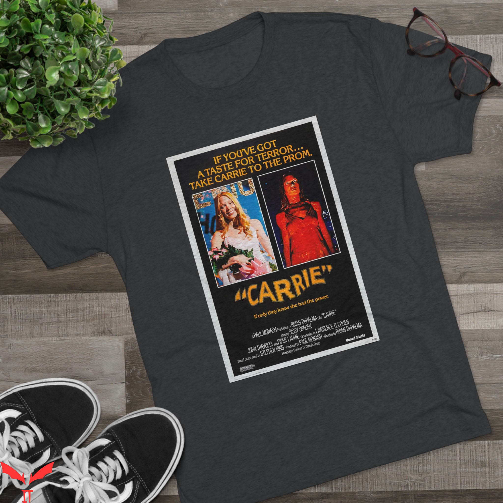 VHS85 T-Shirt Carrie Horror Movie 80s Cinema VHS DVD VHS85 T-Shirt Carrie Horror Movie 80s Cinema VHS DVD