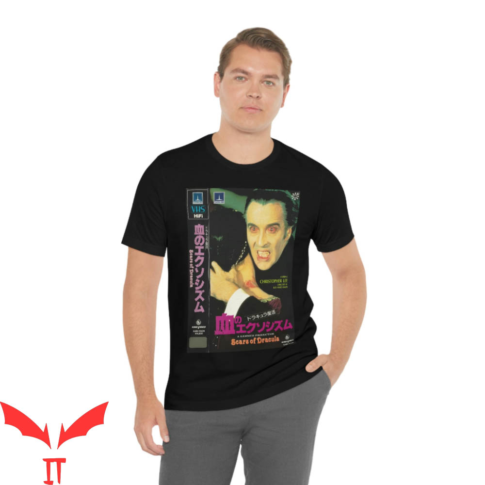 VHS85 T-Shirt Horror Movie 1980s Retro Scars Of Dracula VHS85 T-Shirt Horror Movie 1980s Retro Scars Of Dracula