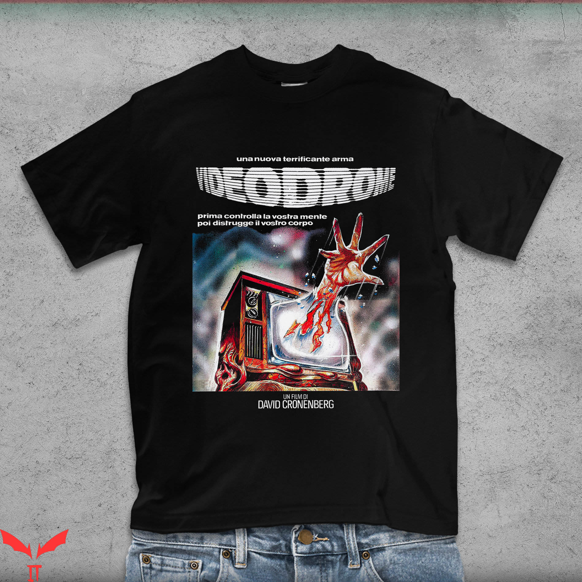 VHS85 T-Shirt Videodrome VHS Retro Horror Poster Cult VHS85 T-Shirt Videodrome VHS Retro Horror Poster Cult