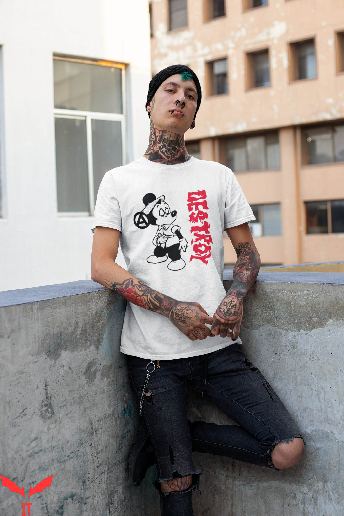 Vivienne Westwood T-Shirt Destroy 70s Retro Punk Vintage Vivienne Westwood T-Shirt Destroy 70s Retro Punk Vintage
