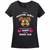 What A Beautiful World It Would Be If People Had Hearts Just Like Rescue Dogs Women’s T-Shirt