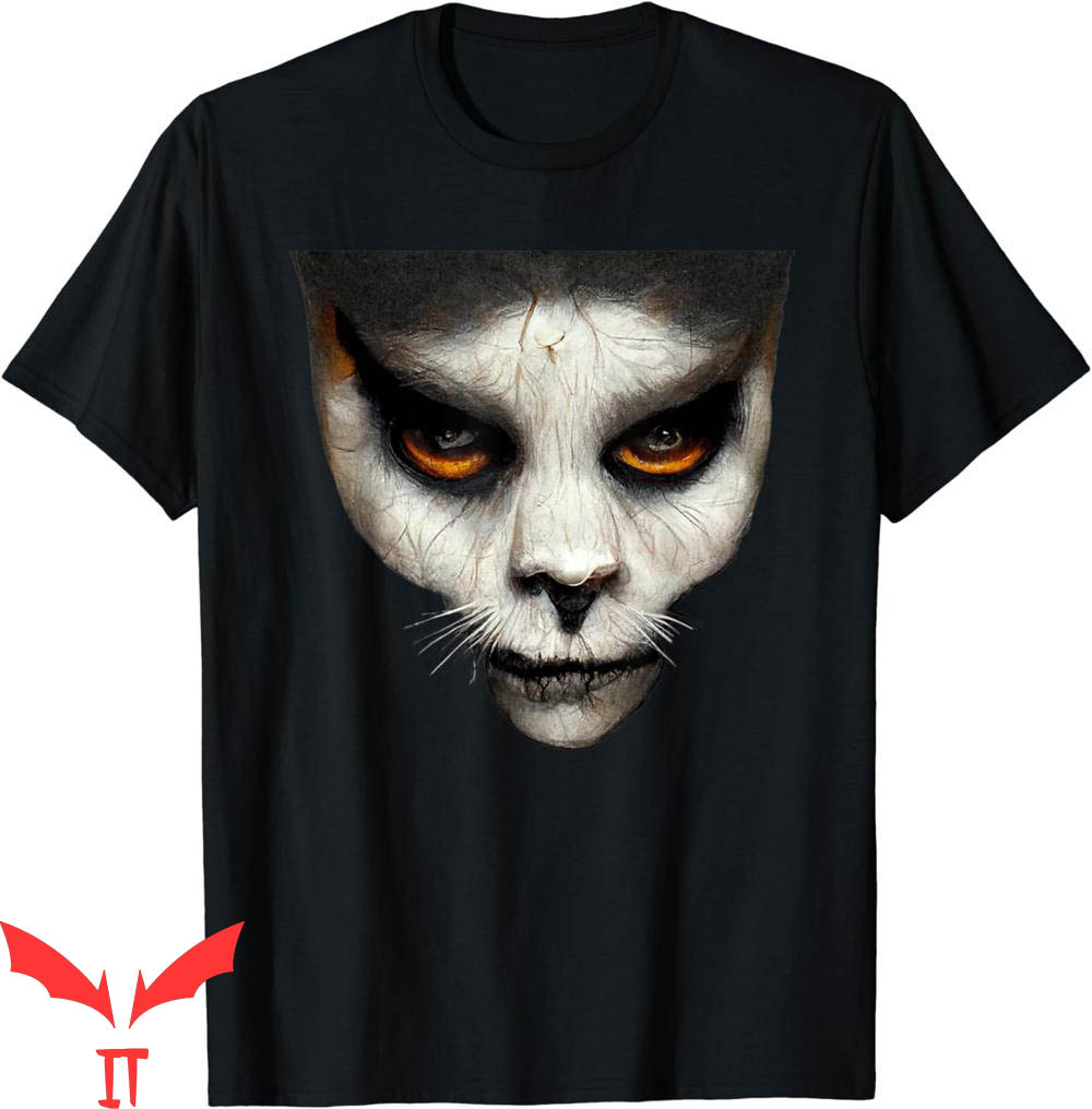 When Evil Lurks T-Shirt Creepy Cat Face Monster With Eyes When Evil Lurks T-Shirt Creepy Cat Face Monster With Eyes