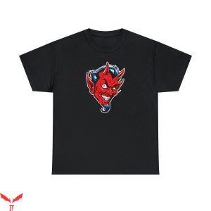 When Evil Lurks T-Shirt Evil Rockabilly Devil Head
