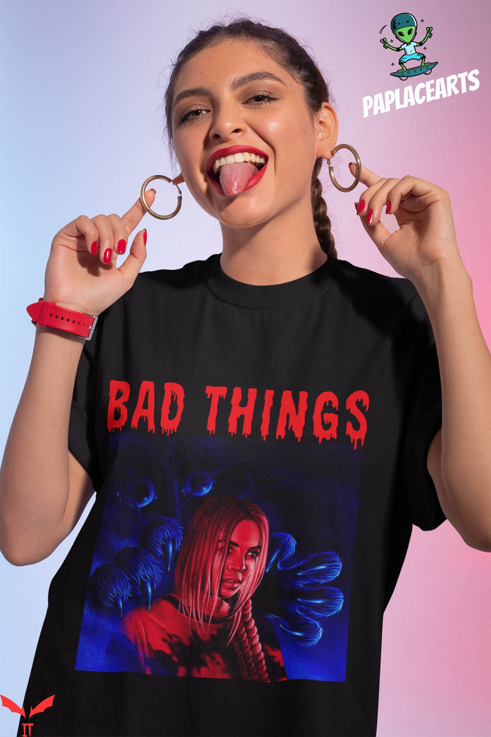 When Evil Lurks T-Shirt Hand Of Monster Evil Bad Things When Evil Lurks T-Shirt Hand Of Monster Evil Bad Things