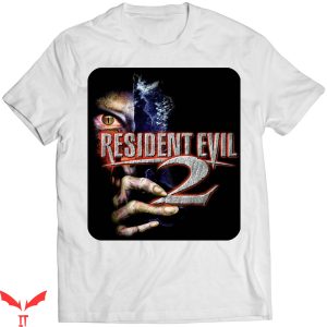 When Evil Lurks T-Shirt Residence Evil 2 Zombie Face V2