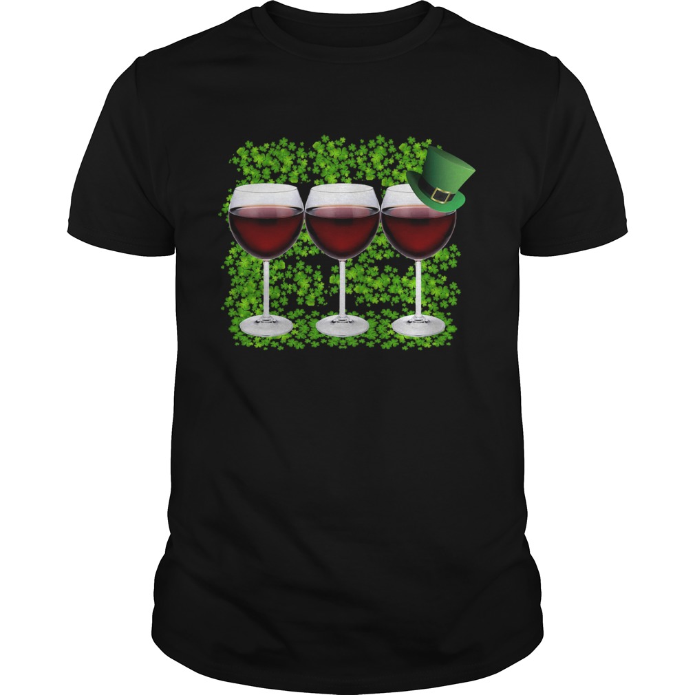 Wine Glass Happy St Patricks Day shirt Wine Glass Happy St Patricks Day shirt