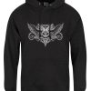Winged Skull Men’s Black Smoke Hoodie