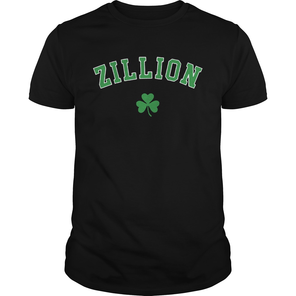 Zillion Beers Shamrock shirt Zillion Beers Shamrock shirt
