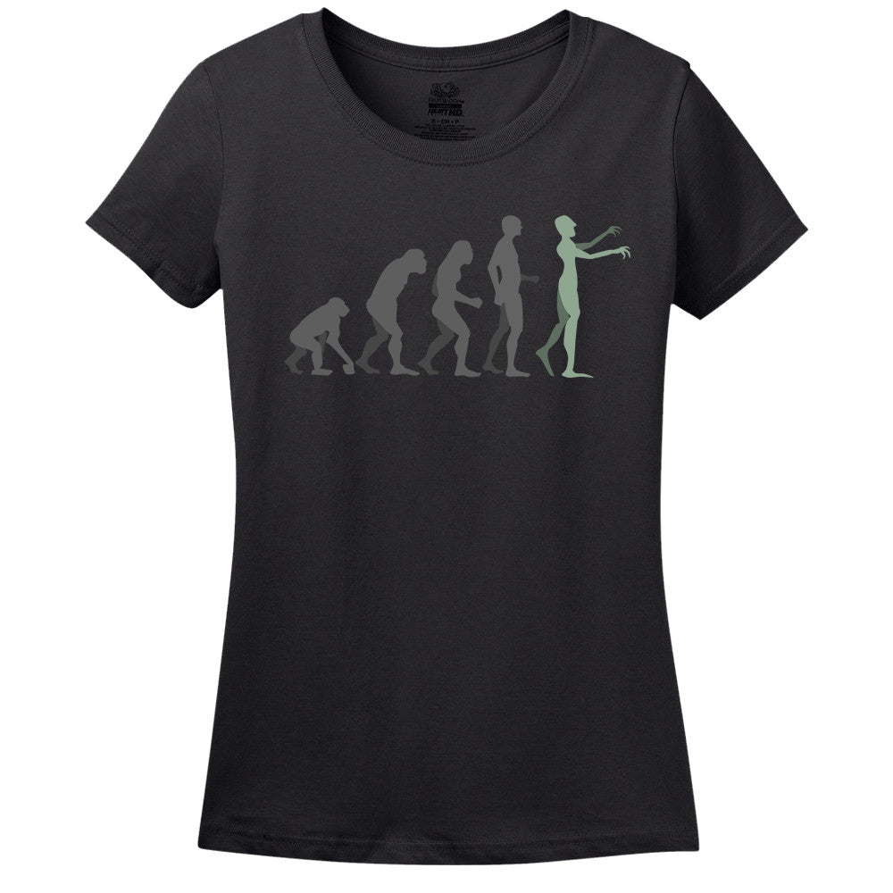 Zombie Evolution Women's T-Shirt Zombie Evolution Women's T-Shirt