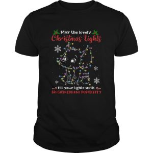 may the lovely Christmas lights fill your lights with brightness and positivity shirt