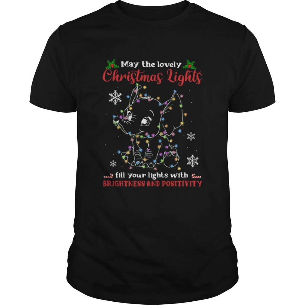 may the lovely Christmas lights fill your lights with brightness and positivity shirt may the lovely Christmas lights fill your lights with brightness and positivity shirt