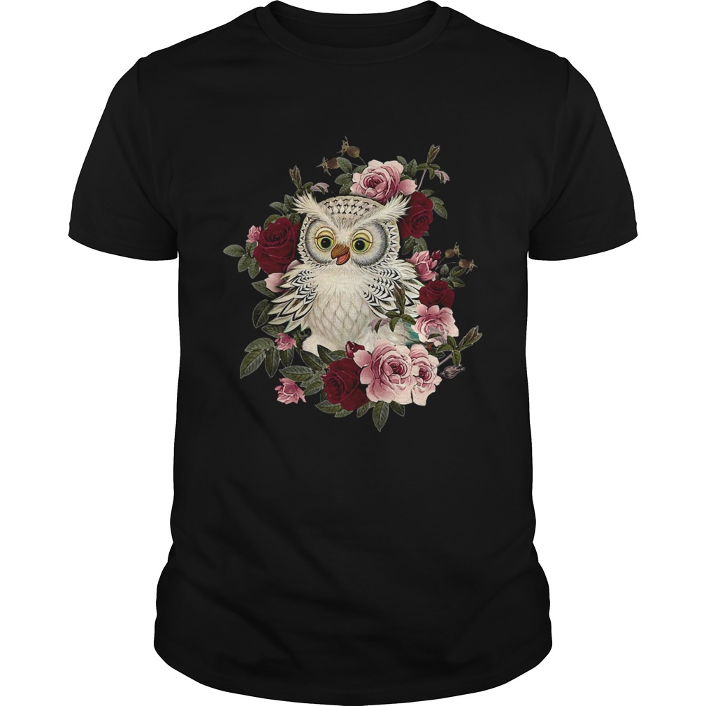 owl and rose shirt owl and rose shirt