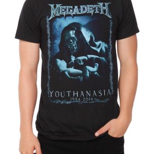Megadeth Youthanasia T-Shirt 1994 2014