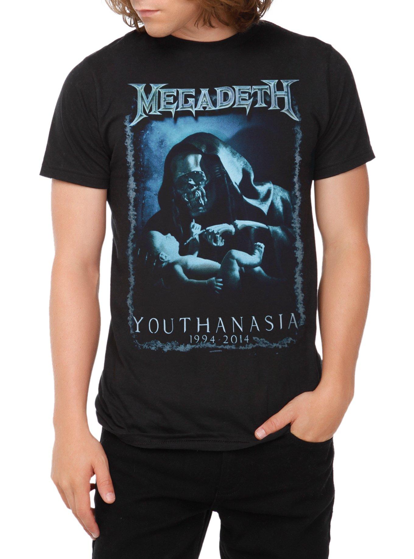 Megadeth Youthanasia T-Shirt 1994 2014 Megadeth Youthanasia T-Shirt 1994 2014