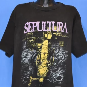 90s Sepultura Chaos A.D. Album Metal t-shirt