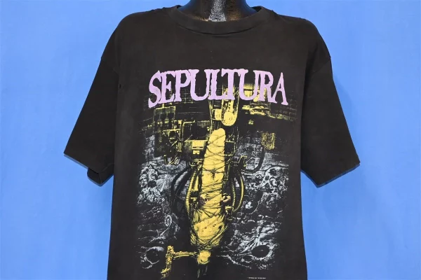 90s Sepultura Chaos A.D. Album Metal t-shirt