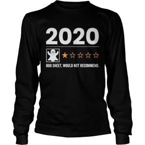 2020 Boo sheet would not recommend shirt