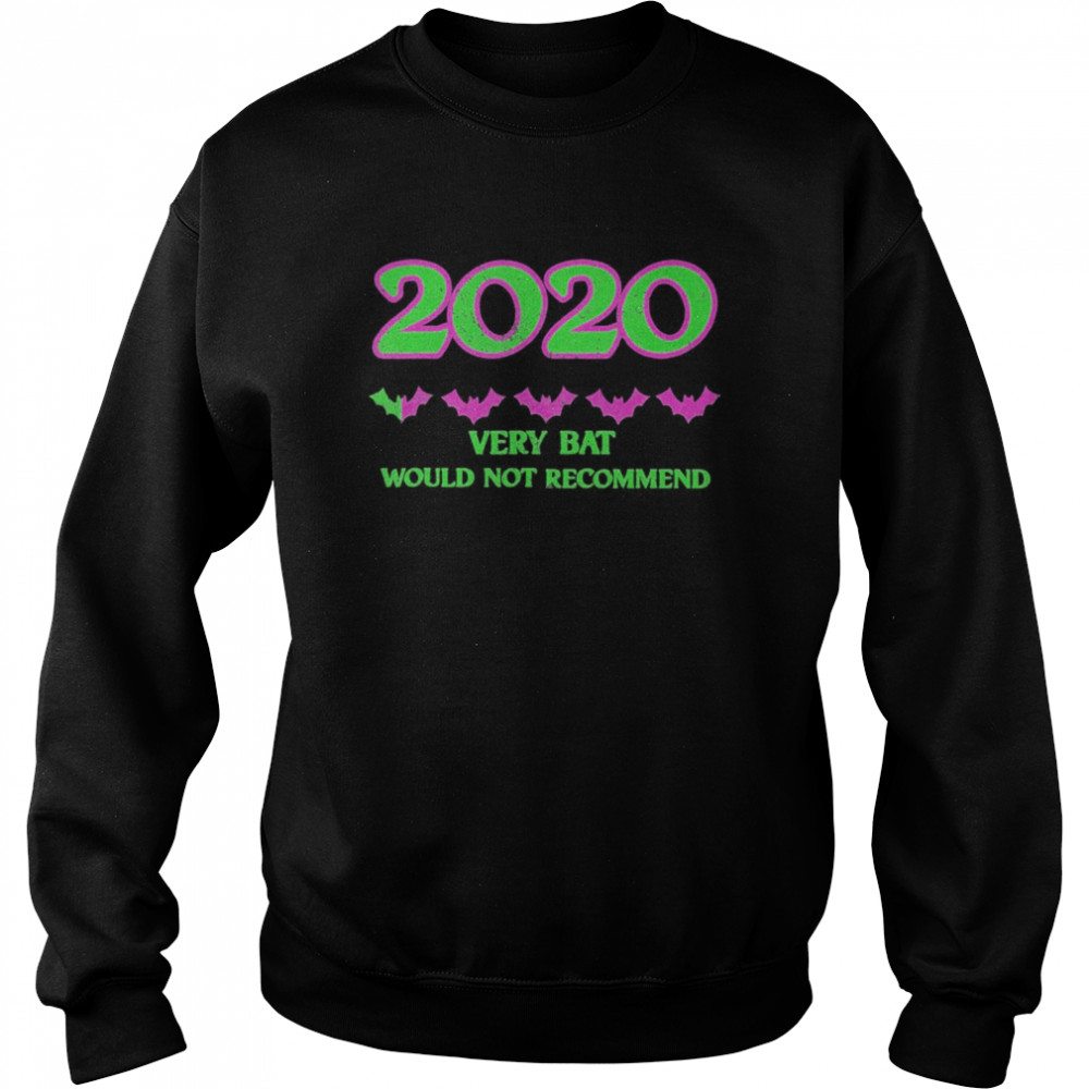 2020 One Star Rating Very Bat Would Not Recommend Halloween shirt 2020 One Star Rating Very Bat Would Not Recommend Halloween shirt