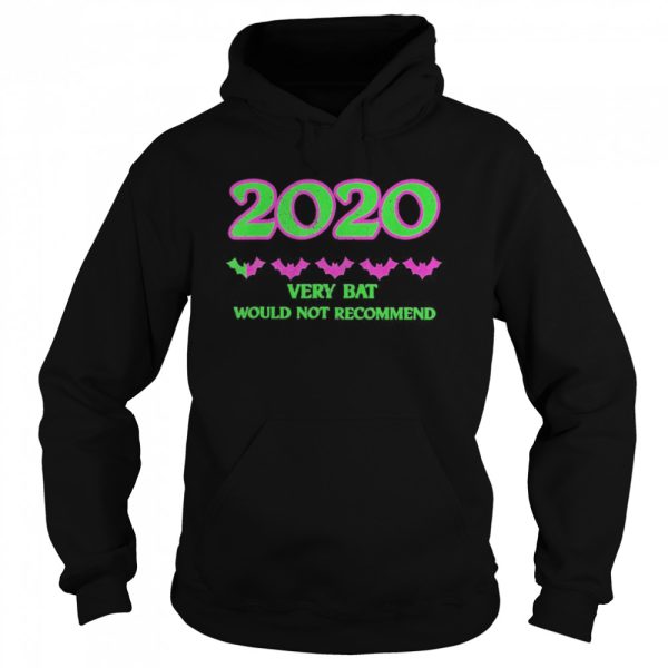 2020 One Star Rating Very Bat Would Not Recommend Halloween shirt
