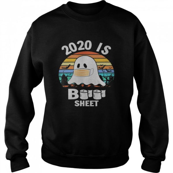 2020 is boo sheet shirt Ghost and bats Funny Halloween shirt