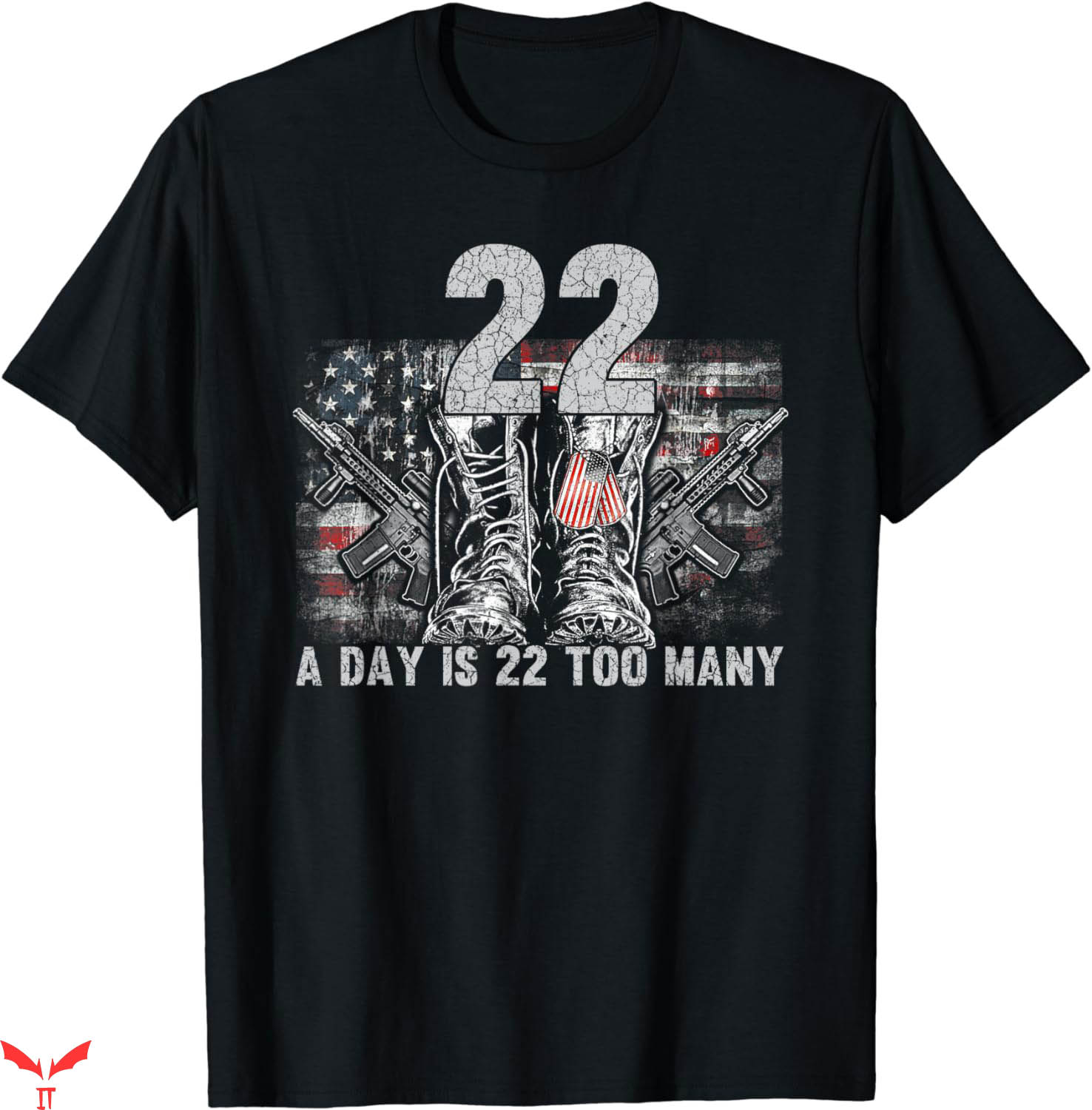 22 A Day T-Shirt Too Many Veteran Lives Matter Help Veterans 22 A Day T-Shirt Too Many Veteran Lives Matter Help Veterans