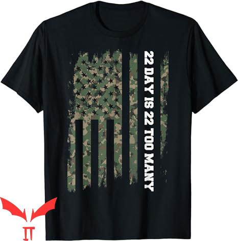 22 A Day T-Shirt Veteran Lives Matter Army Suicide Awareness 22 A Day T-Shirt Veteran Lives Matter Army Suicide Awareness