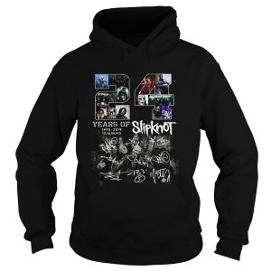 24 years of 1995 2019 12 albums Slipknot signature Halloween shirt