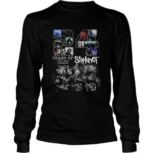24 years of 1995 2019 12 albums Slipknot signature Halloween shirt
