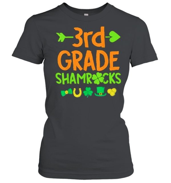 3rd Grade Shamrock St Patricks Day shirt