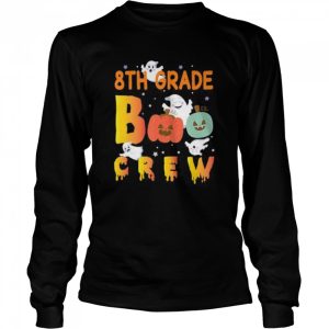 8th Grade Boo Crew Ghost Pumpkin Students Teachers Halloween shirt