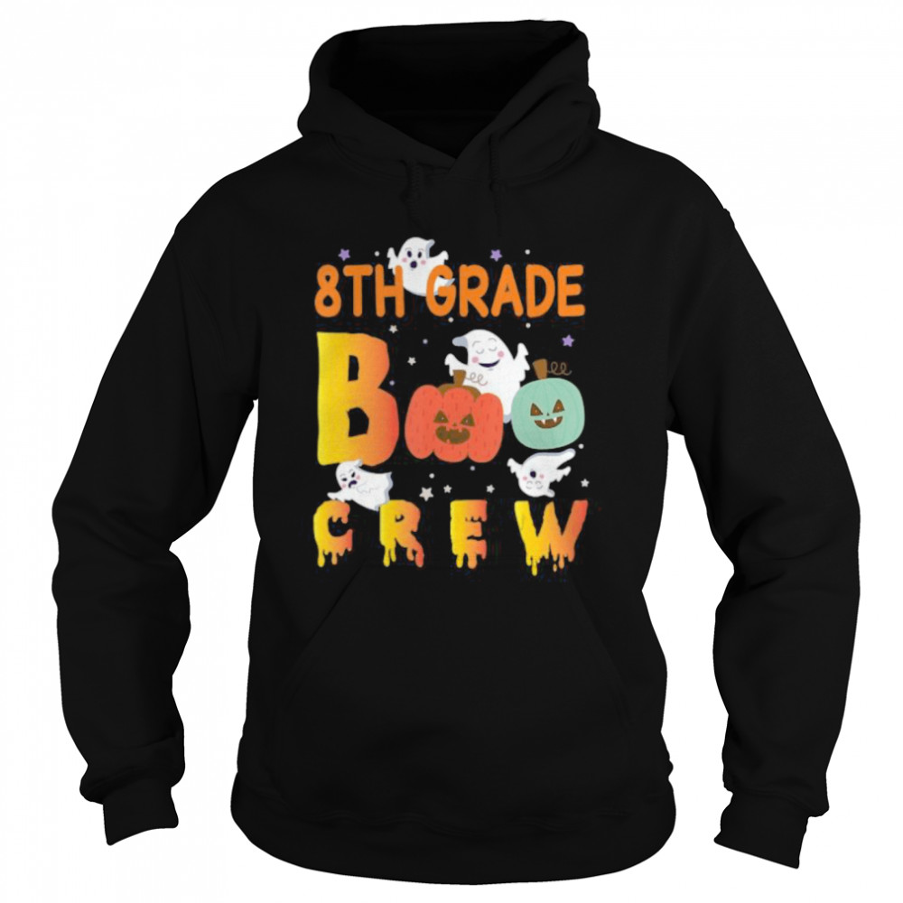 8th Grade Boo Crew Ghost Pumpkin Students Teachers Halloween shirt 8th Grade Boo Crew Ghost Pumpkin Students Teachers Halloween shirt