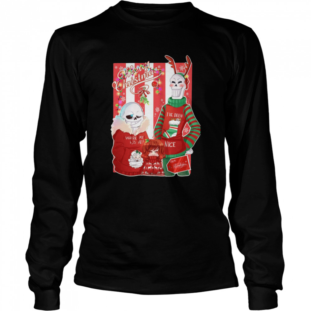 A Funny Christmas Undertale Graphic shirt A Funny Christmas Undertale Graphic shirt