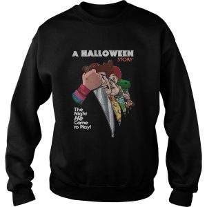 A Halloween story the night he come to play t shirt 3