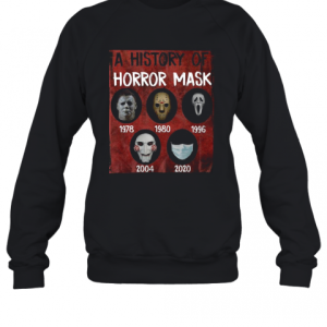 A History Of Horror Mask 1978 2020 T-Shirt