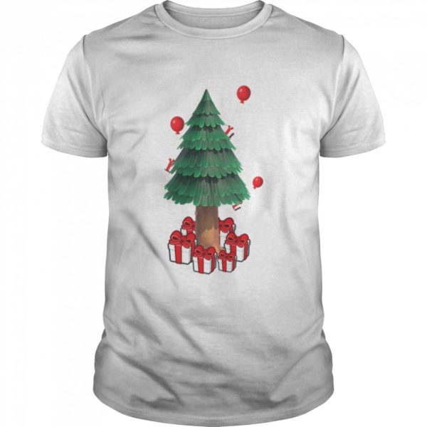 Acnh Xmas Tree And Presents Animal Crossing Christmas shirt