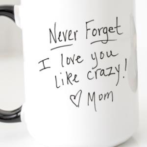 Actual Handwriting Gift, Handwritten Mug