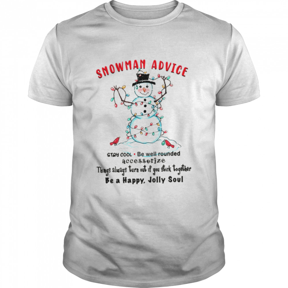 Advice With Christmas Light Snowman shirt Advice With Christmas Light Snowman shirt